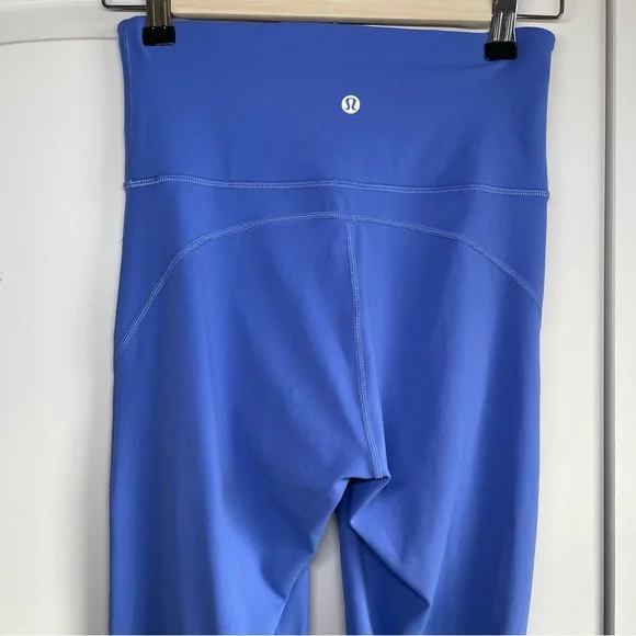 EUC Lulu 🍋Lululemon Groove Super-High-Rise Flared Pant Nulu - Wild Indigo - Picture 6 of 9